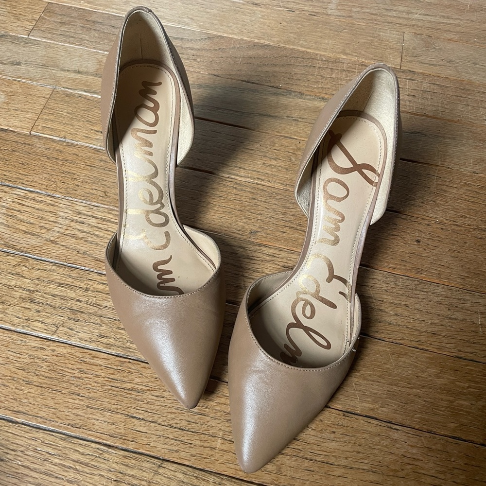 Sam Edelman nude d’orsay pumps